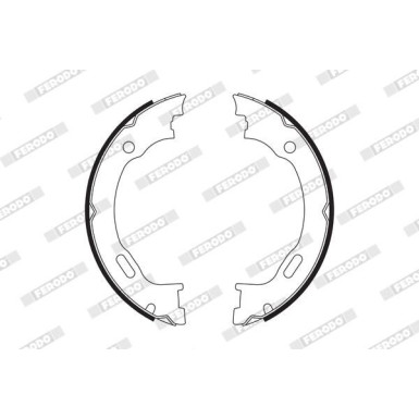 Ferodo | Bremsbackensatz, Feststellbremse | FSB662 Ferodo | Bremsbackensatz, Feststellbremse | FSB662