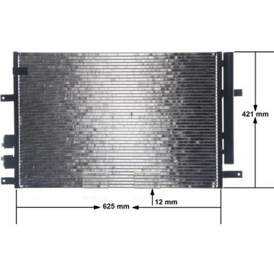 AC 693 000S Kondensator, Klimaanlage BEHR AC 693 000S Kondensator, Klimaanlage BEHR