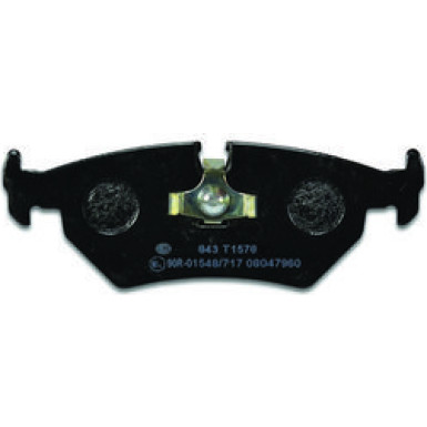 Hella | Bremsbelagsatz, Scheibenbremse | 8DB 355 006-841