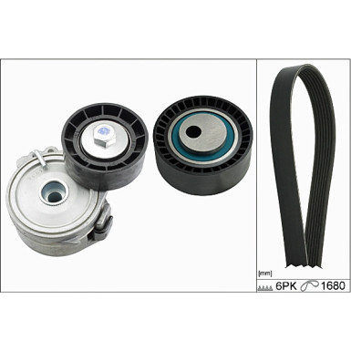 529 0166 10 Keilrippenriemensatz 529 0166 10 Keilrippenriemensatz