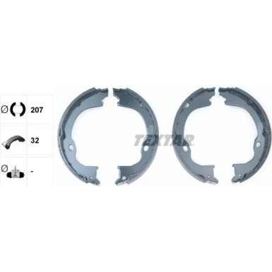 91073500 Bremsbackensatz, Feststellbremse