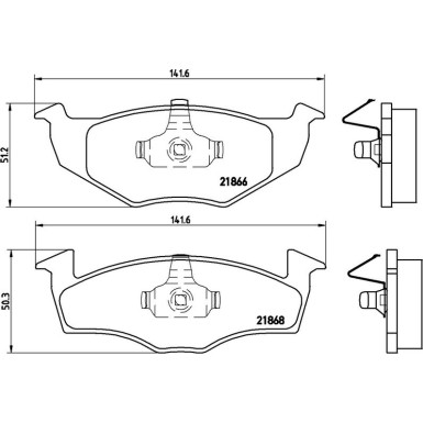 Brembo Bremsbelagsatz, Scheibenbremse PRIME LINE P 85 030