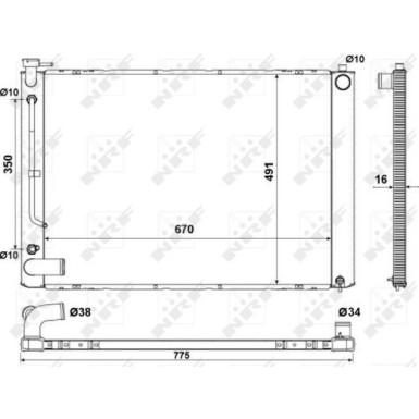 53681 Kühler, Motorkühlung