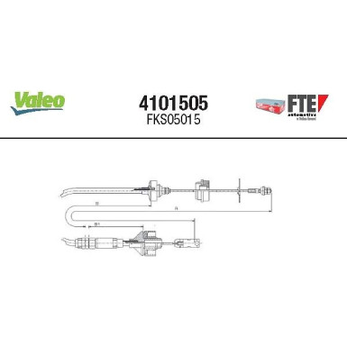 FTE | Seilzug, Kupplungsbetätigung | 4101505
