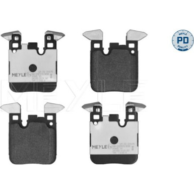 Meyle | Bremsbelagsatz, Scheibenbremse | 025 250 2916/PD