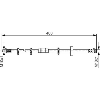 BOSCH | Bremsschlauch | 1 987 476 413