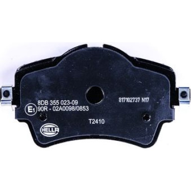 Hella | Bremsbelagsatz, Scheibenbremse | 8DB 355 023-091