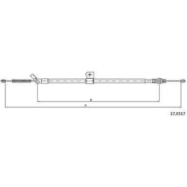 17.0317 Seilzug, Feststellbremse