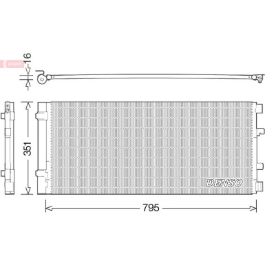 Denso | Kondensator, Klimaanlage | DCN23037
