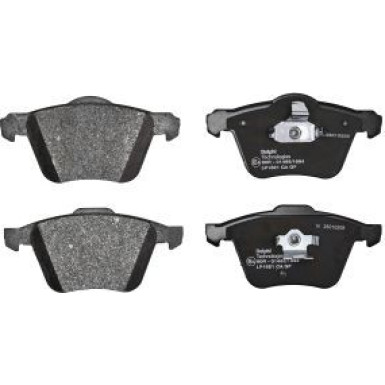 Delphi Bremsbelagsatz, Scheibenbremse LP1821