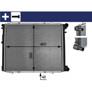 Mahle | Kühler, Motorkühlung | CR 152 000S
