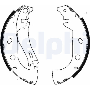 LS1847 Bremsbackensatz