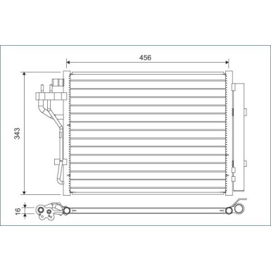 Valeo | Kondensator, Klimaanlage | 822629 Valeo | Kondensator, Klimaanlage | 822629