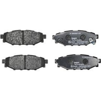 Delphi Bremsbelagsatz, Scheibenbremse LP1999