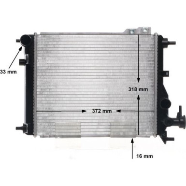 Mahle | Kühler, Motorkühlung | CR 1115 000S