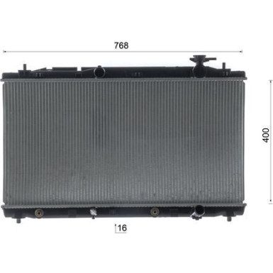 Mahle | Kühler, Motorkühlung | CR 2684 000S
