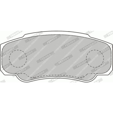Ferodo Bremsbelagsatz, Scheibenbremse PREMIER ECO FRICTION FVR1480