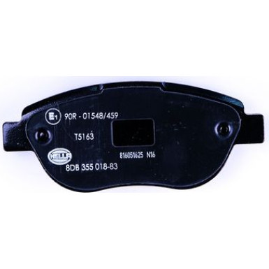 Hella | Bremsbelagsatz, Scheibenbremse | 8DB 355 018-831
