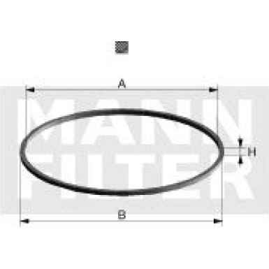 Mann-Filter | Dichtung, Ölfilter | DI 95-07