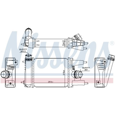 96153 Ladeluftkühler ** FIRST FIT **