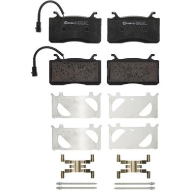 P 23 187 Bremsbelagsatz, Scheibenbremse PRIME LINE