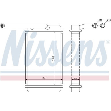 71757 Wärmetauscher, Innenraumheizung