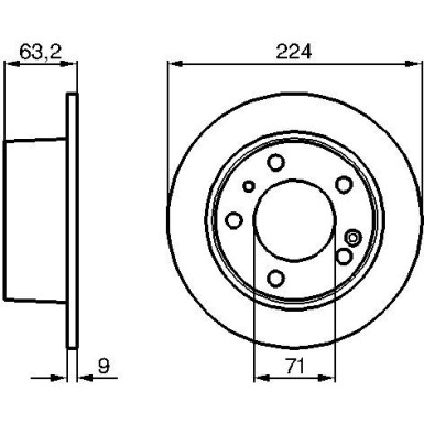 BOSCH | Bremsscheibe | 0 986 478 141