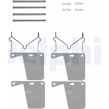 LX0028 Zubehörsatz, Scheibenbremsbelag LX0028 Zubehörsatz, Scheibenbremsbelag