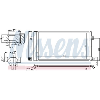 940809 Kondensator, Klimaanlage