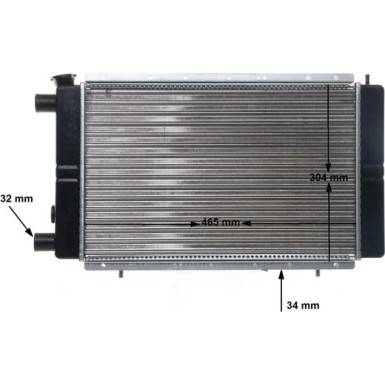 Mahle | Kühler, Motorkühlung | CR 143 000S