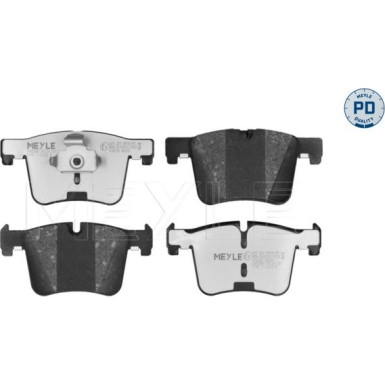 Meyle Bremsbelagsatz, Scheibenbremse MEYLE-PD: Advanced performance and design 025 251 9919/PD