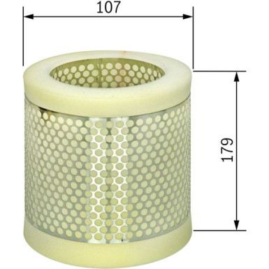 BOSCH F 026 400 011 Luftfilter