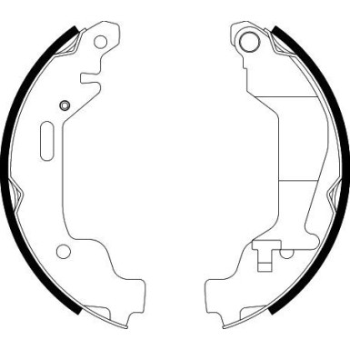8DB 355 002-451 Bremsbackensatz