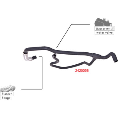 2420058 Heizungsschlauch 2420058 Heizungsschlauch