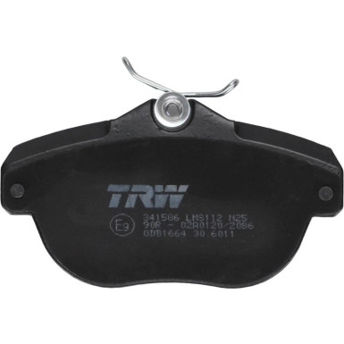 TRW Bremsbelagsatz, Scheibenbremse GDB1664