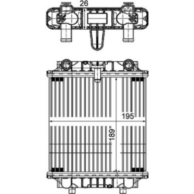 Mahle | Kühler, Motorkühlung | CR 1202 000P