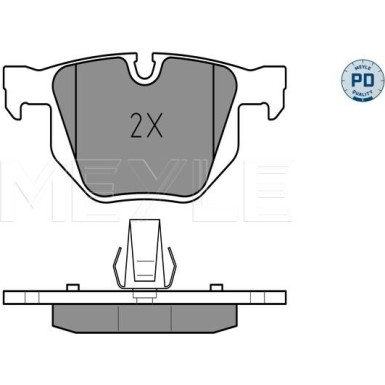 025 237 3217/PD Bremsbelagsatz, Scheibenbremse MEYLE-PD: Advanced performance and design.