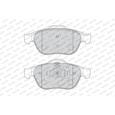 Ferodo Bremsbelagsatz, Scheibenbremse PREMIER ECO FRICTION FDB1865