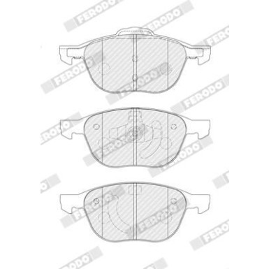 Ferodo | Bremsbelagsatz, Scheibenbremse | FDB4319