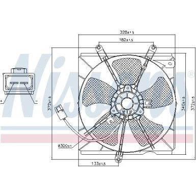 85012 Lüfter, Motorkühlung 85012 Lüfter, Motorkühlung