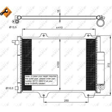 35907 Kondensator, Klimaanlage EASY FIT
