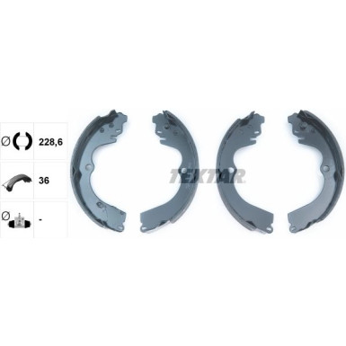 91045901 Bremsbackensatz