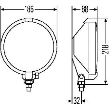 Hella | Nebelscheinwerfer | 1N7 004 700-281