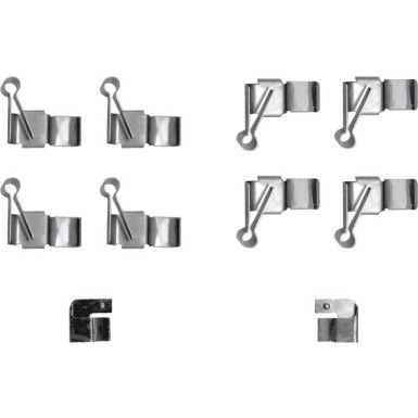 BOSCH | Zubehörsatz, Scheibenbremsbelag | 1 987 474 379