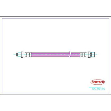19030150 Bremsschlauch