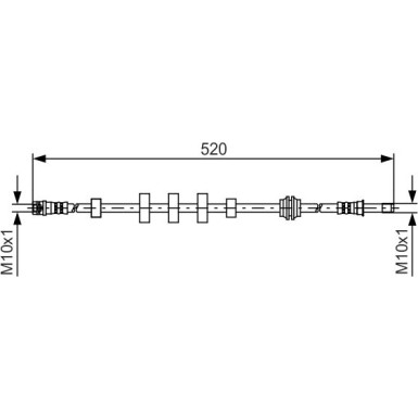 1 987 481 431 Bremsschlauch 1 987 481 431 Bremsschlauch