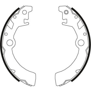 GS8651 Bremsbackensatz
