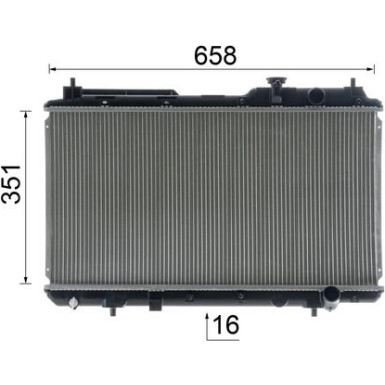 Mahle | Kühler, Motorkühlung | CR 1457 000S
