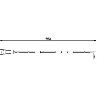 BOSCH Warnkontakt, Bremsbelagverschleiß 1 987 474 909
