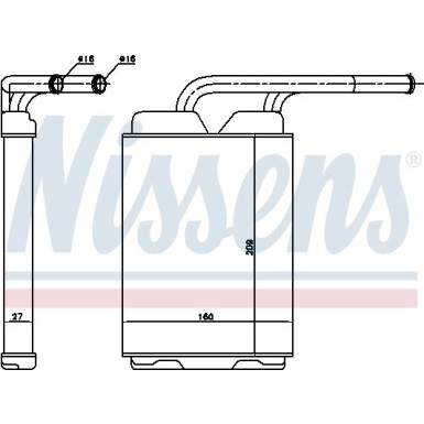 73349 Wärmetauscher, Innenraumheizung